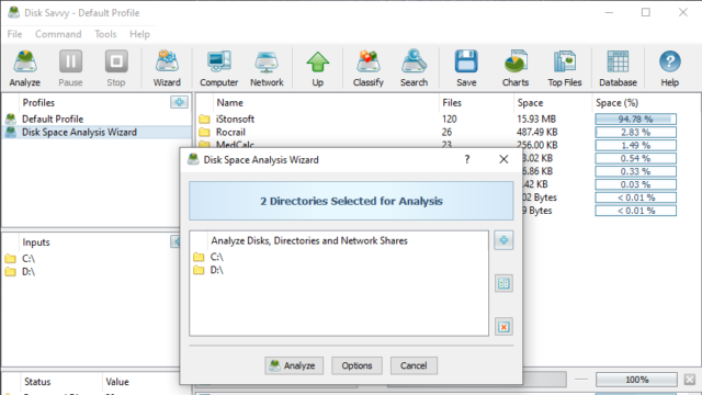 DiskSavvy for Windows 11, 10 Screenshot 1