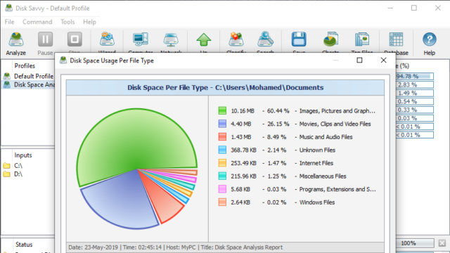 DiskSavvy for Windows 11, 10 Screenshot 2