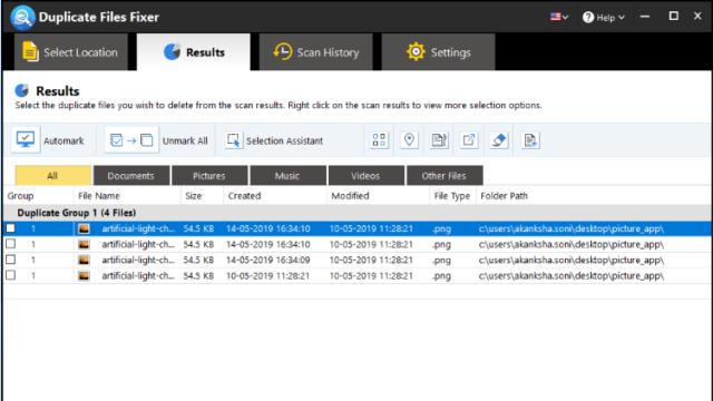 Duplicate Files Fixer for Windows 11, 10 Screenshot 2