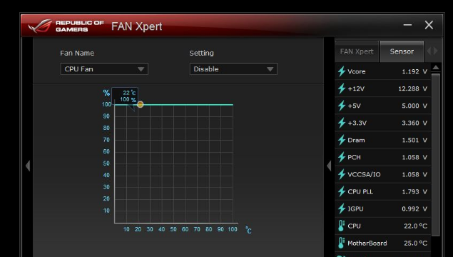 Asus Fan Xpert for Windows 11, 10 Screenshot 1