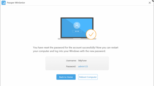 Passper WinSenior for Windows 11, 10 Screenshot 3