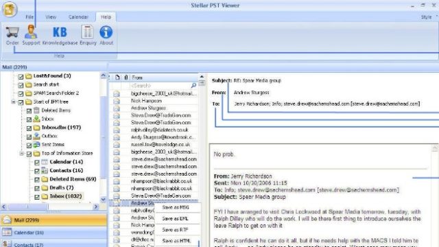 Stellar Viewer for Outlook for Windows 11, 10 Screenshot 1