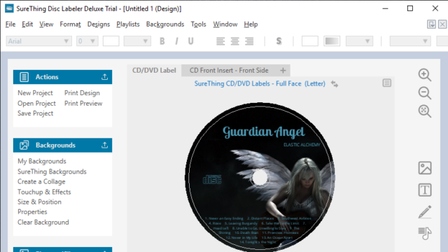 SureThing Disc Labeler for Windows 11, 10 Screenshot 1