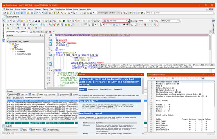 Toad for Oracle Screenshot 1