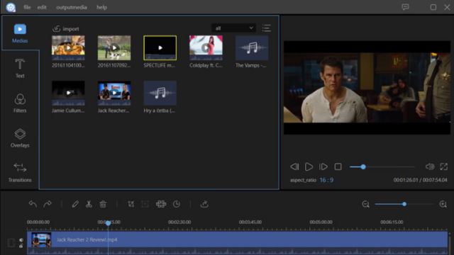 Apowersoft Video Editor for Windows 10 Screenshot 1
