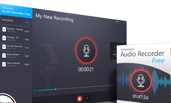 Ashampoo Audio Recorder Free for Windows 10 Screenshot 1
