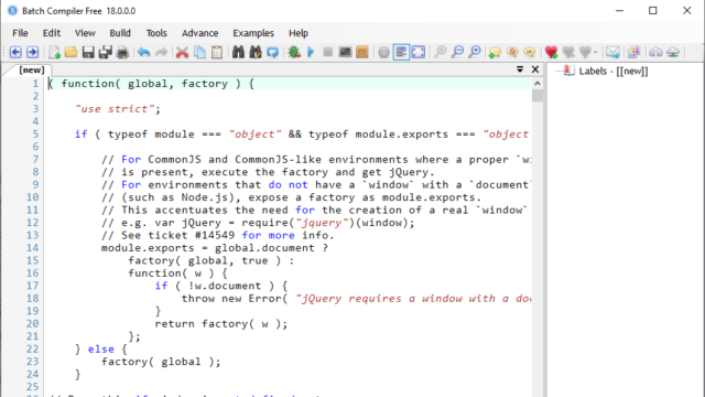 Batch Compiler for Windows 11, 10 Screenshot 1