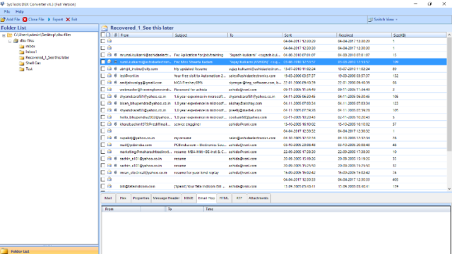 SysTools DBX Converter for Windows 11, 10 Screenshot 1