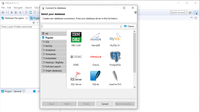 DBeaver for Windows 11, 10 Screenshot 1