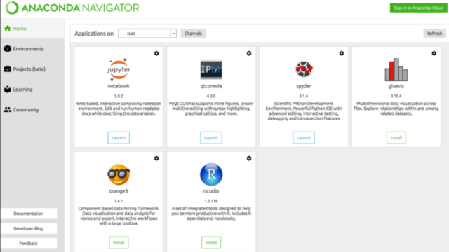Anaconda Navigator for Windows 11, 10 Screenshot 1